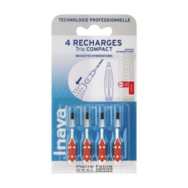 Inava Recharge Rouge (ISO 4) - brossette interdentaire