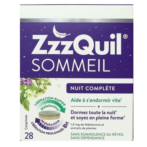 Sommeil nuit complète 28 comprimés