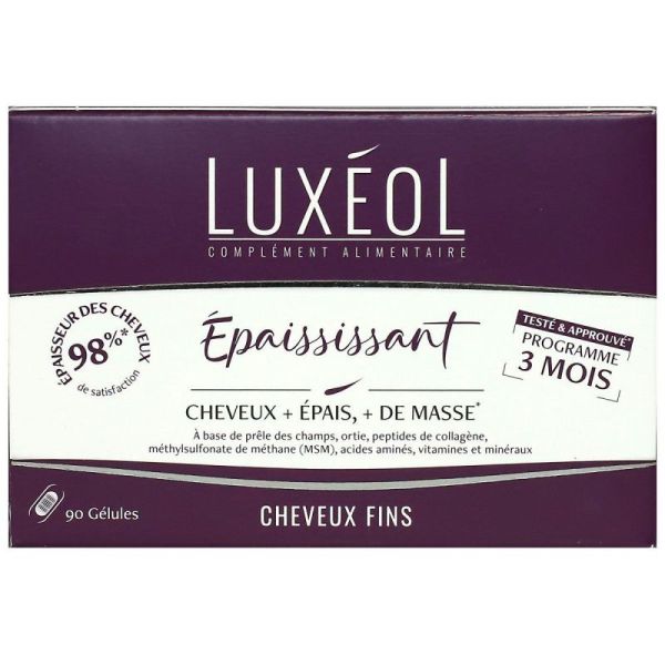 Complement alimentaire epaississant 90 gélules