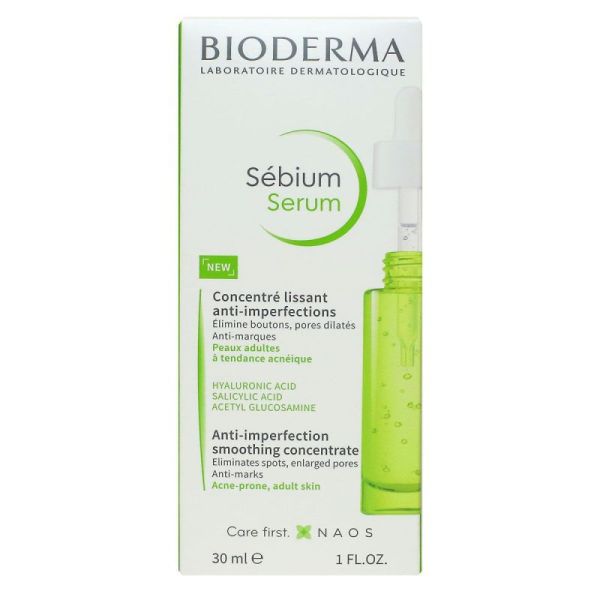 Sebium sérum lissant concentré anti-imperfections 30ml