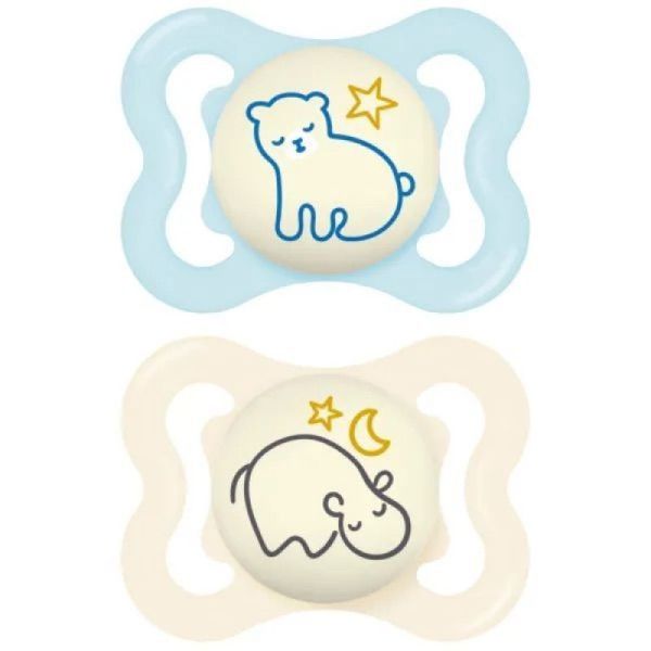 Sucettes Mam Supreme Nuit 2-6 mois x2