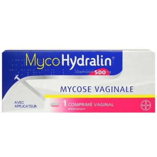 Myco Hydralin 500mg 1 comprimé vaginal