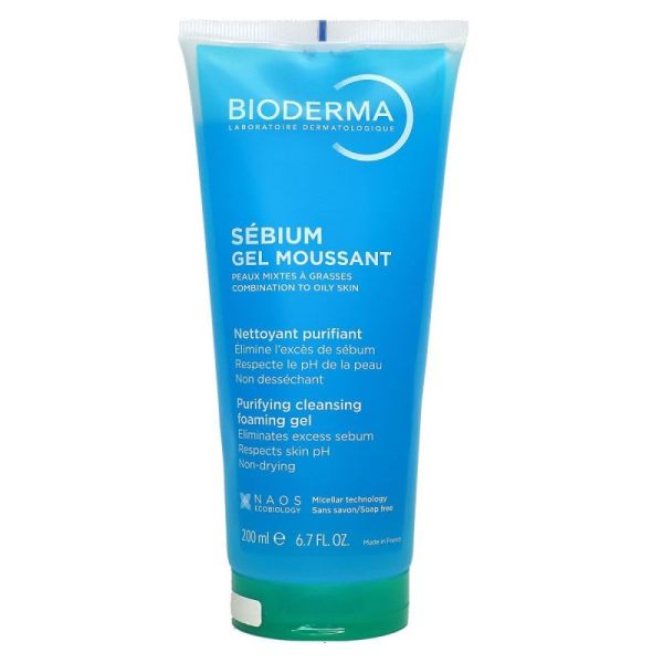 Sebium gel moussant nettoyant purifiant 200ml