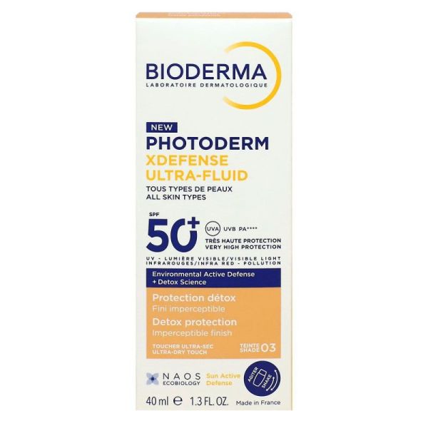 Photoderm Xdefense Ultra-Fluid solaire teinte 3 SPF50+ 40ml