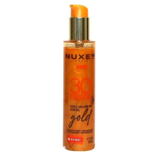Sun huile solaire Or visage et corps Gold SPF30 150ml