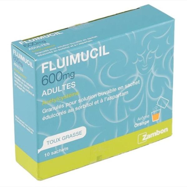 Fluimucil 600Mg Buv Gle Sach10