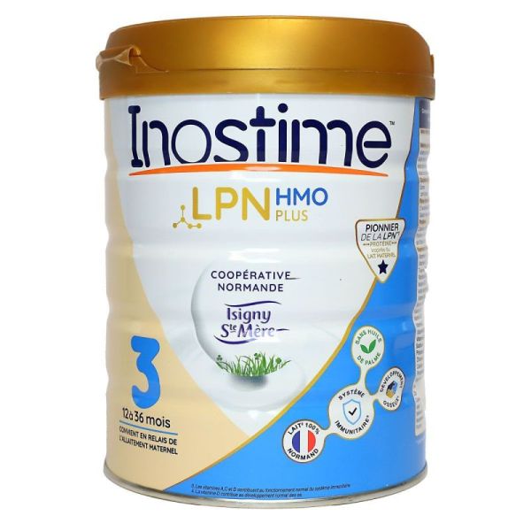 Lait infantile LPN HMO Plus 12-36 mois 3ème âge 800g