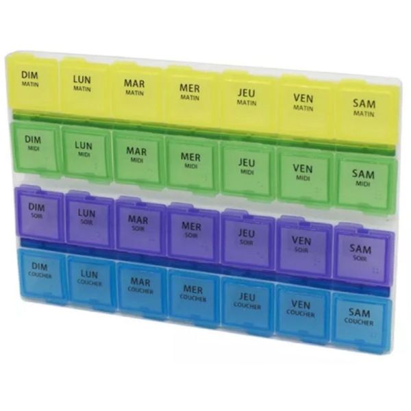 Pilulier hebdomadaire grand format