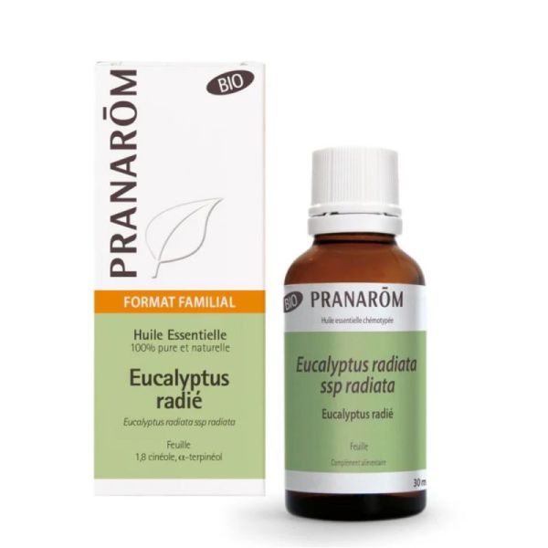Pranarôm huile essentielle Eucalyptus Radié bio 30 ml