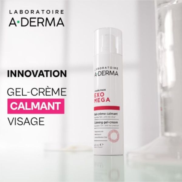 A-DERMA Exomega Gel-Crème Calmant Visage 40 ml