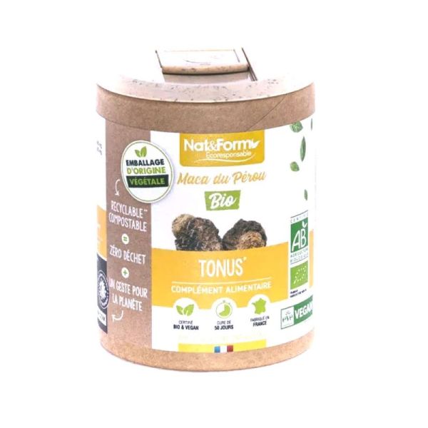 Nat & Form Maca Bio 200 gélules