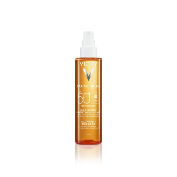 Capital Soleil huile invisible protection cellulaire SPF50+ 200ml