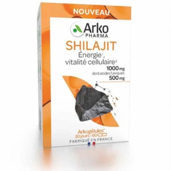 ARKOPHARMA ARKOGÉLULES® SHILAJIT – 60 GÉLULES