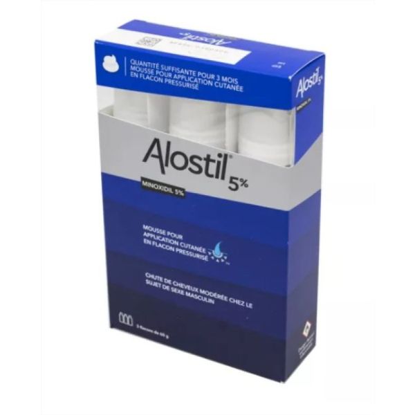 Alostil 5% mousse application cutanée 3x60ml