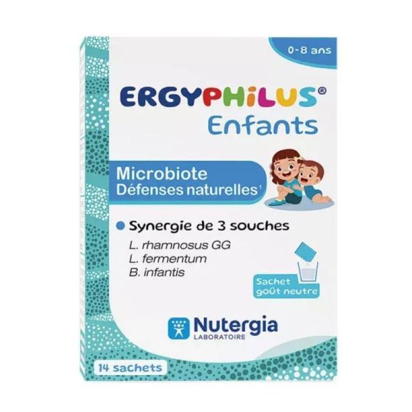 Nutergia Ergyphilus enfants probiotiques 14 sachets