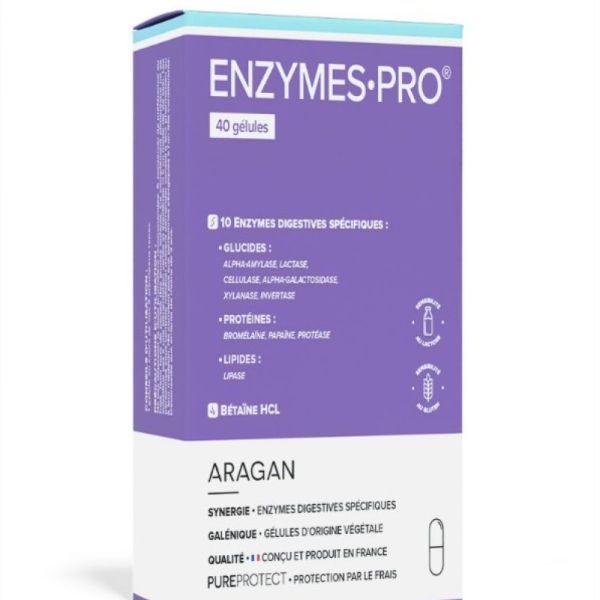 ARAGAN ENZYMES•PRO® – 40 gélules