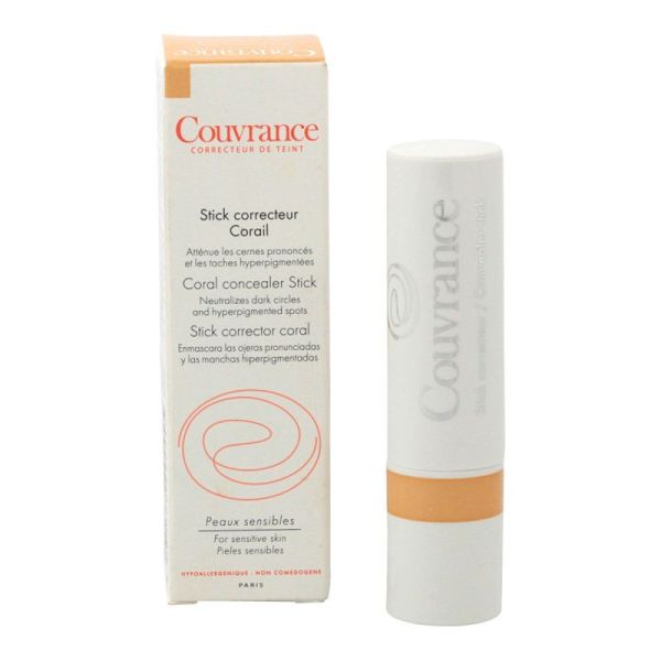 Couvrance stick correcteur teinte corail